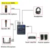 Микшер бесплатно Bluetooth Audio Mixer 2 Mono + 2 Stereo 6 каналов USB Play Record 3 Band EQ 16 DSP Эффект профессиональная консоль SMR6