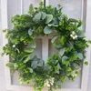 Декоративные цветы пасхальный весенний венок для входной двери гирлянды, украшения искусственной свадьбы домашние стены декор