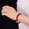 Link Bracelets 8MM Natural Garnet Bracelet Crystal Reiki Healing Stone Fashion Jewelry Holiday Gifts For Women 1PCS