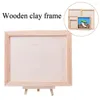 Frames 3D Po Frame Wall Art Paintings Picture Natural Wood Decor Handmade DIY Poster Puzzle Bracket Gift