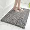 Tapis de bain 40x60cm de tapis absorbant de chenille doux tapis non glipt