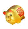 Ceramic Cartoon Boxes Creative Golden For Present Piggy Bank Children039S Retro Coin Tank Money Savings Home Decoration GG50CQ 2018818158