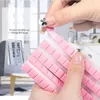 Pink Blue Nail Adhesive Lim Clay återanvändbar klibbig gel för nagelkonstpraxis Stand Displayhållare False Tips Manikyrverktyg