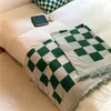 Одеяла современный простой большой шахмат