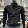 ジムの服2024ゴルフウェアメンズクイック乾燥スポーツトップ高品質のスウェットシャツシャツフード付き男性