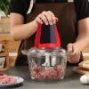 Blender 3L Electric Kitchen Shredder Chopper Meat Grinder Grinder en acier inoxydable Traiteur de cuisine outil de cuisine à l'ail Blender haché