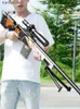 Waffenspielzeug 2024 Super Large Jet Soft Bullet Gun Fireable Magazine Feed Manuell beladene Jungen Outdoor Combat Sniper Rifle Model Geschenk YQ240413