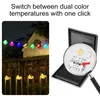 Decoratieve beeldjes Tuin Solar Light IP65 Buiten Waterdichte ijsvormige binnenplaats Stoepkamperen Automatisch Home Decor