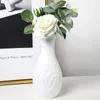 Vases Plastic Color Pot Shape Decorative Crafts Drop Resistant Dry And Wet Flower Arrangement Container