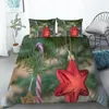 Set di biancheria da letto a doppio set doppio regalo di regalo di Natale copripiumino king size 3d trapunta per casa