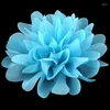 Decorative Flowers 5pcs/lot 4" 16 Colors Born Soft Chiffon Fabric For Children Hair Accessories Artificial Flower Headbands