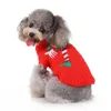 Abbigliamento per cani abiti natalizi per animali domestici che eseguono un maglione di motivi da clown adorabile costume caldo (taglia 2xl)