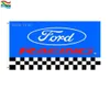 Flagi Ford Racing Banner Rozmiar 3x5 stóp 90150 cm z metalową flagą Grommetoutdoor57776869