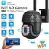 IP Cameras V380 Pro 2MP Ultra HD PTZ 2.4G WiFi LED Outdoor H265 AI Human Detection 1080P Audio IP Camera Auto Tracking Video Surveillance 240414