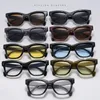 Lunettes de soleil 2024 dans Cat Eye for Women Men Gradents Frame Lens Vintage Brand Designer Casual Party Style Sun Glasses UV400 SH