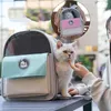 Kattbärare bärbara Sphynx Sling axelväska stor rymddjur bärare ryggsäck för katter gotas kattunge valp handväska maskotor leveranser