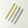 Pens 20Pcs Custom Logo Metal Gold Sliver Ballpoint Pen Personalized Advertising Lettering Engraved Name Business Wholesale Stationery