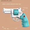 Sand Play Water Fun Small Manual Revolver Mechanical Continuous Shooting Water Gun Summer Outdoor Beach Toy For Poor People Mini Water Gun Q240413