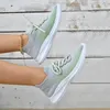 Sıradan Ayakkabı Örgüsü Düz Kadın Spor Ayakkabı 2024 Yüksek Kaliteli Karışık Renkler Bayanlar Dantel-Up İlkbahar/Sonbahar Yetişkin Vulcanize