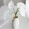 Fiori decorativi artificiale tocco reale simulazione di simulazione anthurium bouquet tavolo da casa composizione fiore ornamenti decorazioni