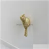 Handles Pulls European Retro Style Pure Copper Beast Head Furniture Handle Bird Dog Deer Cupboard Cabinet Knob Wall Hook Drop Deli Dhqw1