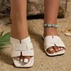 Zapatillas de verano mujeres planos de playa al aire libre sandalias femeninas tendencia de tendencia zapatos sandalias mujer elegante