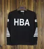 Модный капюшон от воздуха HBA Coolies Springautumn пары круги круги шеи повседневное пуловер черные мужчины хип -хоп толстовок Sportwear5645737