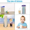 Disposable Cups Straws 10-100PCS Colorful Drinking Plastic Straw Milk Tea Bar Party Wedding Kitchen Home Accessories Beverage