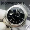 Orologio da uomo luminor panerai luminor luminor 1950 serie PAM 00328 Data meccanica automatica Display di lusso di seconda mano 44 mm di diametro