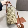 tote bag miui straw bag women crossbody shoulder bags food basket Shopping Bags luxury handbag woven beach bag