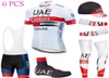 6PCSフルセットチーム2020 UAEサイクリングジャージー20DバイクショーツセットROPA CICLISMO SUMMER QUICH DRY PRO BICYCLING MAILLOT BOTTOMS WEAR7465761