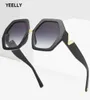 New Rhombus Fashion dames Lunettes de soleil Personnalité V Lettre Louilles de shopping PC LENS ANTIGLARE SEPEULLE 1669 Big Frame Outdoor14629845