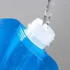 Bouteilles d'eau 5l Pouche d'urgence pliable sac contenant un réservoir de support en plastique congelable pliage de camping extérieur