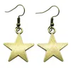 dangle earrings 1pair star for womenアクセサリー供給ジュエリーdiyフックサイズ18x19mm