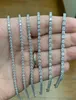 925 Sterling Silver 3mm 4mm 5mm 17cm 19cm Cz Tennis Bracelet Bangle for Women Wedding Fashion Jewelry Whole Party Gift S56502214289