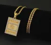 Ny liten storlek i rostfritt stålkedja Fashion Jewelry Dog Dreamer Chasers Letter DC Pendants Hip Hop Halsband3858719