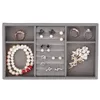 Keukenopslag s mode draagbare fluwelen sieraden ring display organisator box lade houder oorrangkastje showcase