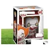 Action Toy Figures Pop Clown tillbaka till So Hand Office Model It Decoration Pennywise Master version 5438057364 Drop Delivery Toys G DHZRH