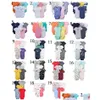 Kleding sets uniesx pasgeboren baby rompers 5 stcs lot baby jumpsuits katoen kinderen roupa de bebe meisjes jongens kleding zz drop levering otvz9