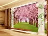 Обои на заказ 3D роспись обои в стиле Европа романтические вишневые лесные фрески настенных росписи дома украшение