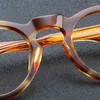 Cornici di occhiali da sole 1128 occhiali da uomo rotondo puro acetato di alta qualità Reading Woman Woman Personalized Eye