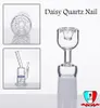 SUPER PROMOTION Squear head Daisy style domeless quartz nail with 8 splits for glas bong dab rigs1476812