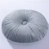 Pillow Fashion Roundness Throw S Taille de couleur solide en velours décontracté 35x8cm