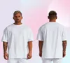 Plain Oversized T shirt Men Gym Bodybuilding and Fitness Loose Casual Lifestyle Wear Tshirt Male Streetwear HipHop Tshirt T200217581687
