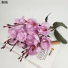 Fleurs décoratives Magnolia Artificial Flower Bouquet 5 Forks Silk Wedk Party Party Christmas Decoration For Home Fake