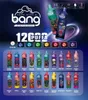 Bang Box 12000 Puffs одноразовые E -сигареты Vape Pod Device 650MAH Батарея 23 мл заполненная палочка против Puff 12000 12K 9000 9K 15000 15K ELF Box 12000 Razz Bar