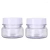 Förvaringsflaskor 30 g Tom Clear Beauty Refillable Bottle Pet Double Layers Plastic Cream PP Inner Tank Skincare Burkar 30st