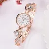 Wristwatches Luxury Diamond Watches For Women Casual Small And Delicate Women's Bracelet Quartz Elegant Montre Femme