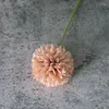 Decorative Flowers Fake Flower Coffee Color Single Head Dandelion For Home Decor Wedding Room Party Decorations Accessories DIY Artificial