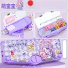 Cases Pencil Case Unicorn Lapicera Estuche Escolar Kawaii Potloden Big Box wachtwoord Potloodcase voor meisjes Multifunctionele schooltreksel